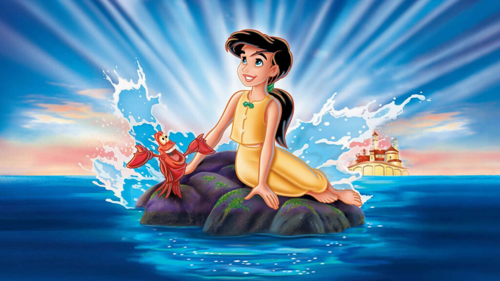 Ariel & Sebastian Wallpaper: Vibrant Underwater Scene Background