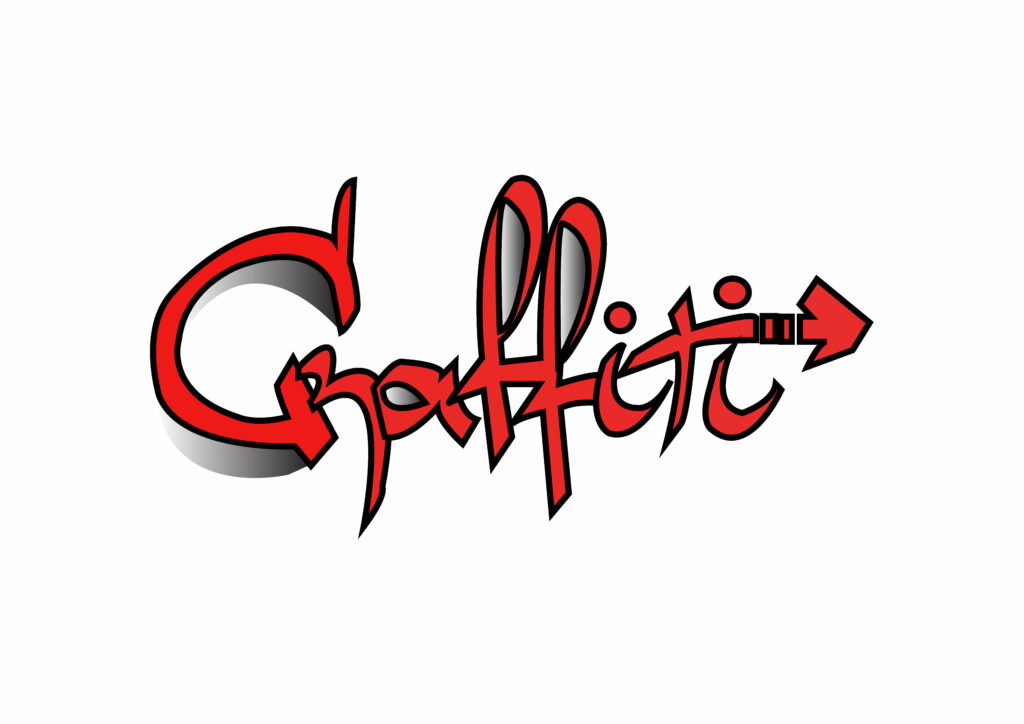 Vibrant Expression: HD Graffiti Art Red Wallpaper