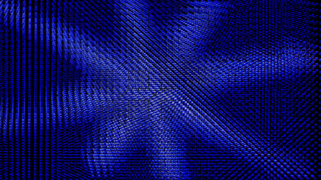 Vibrant Deep Blue Asterisk Pattern Wallpaper Background for PCs