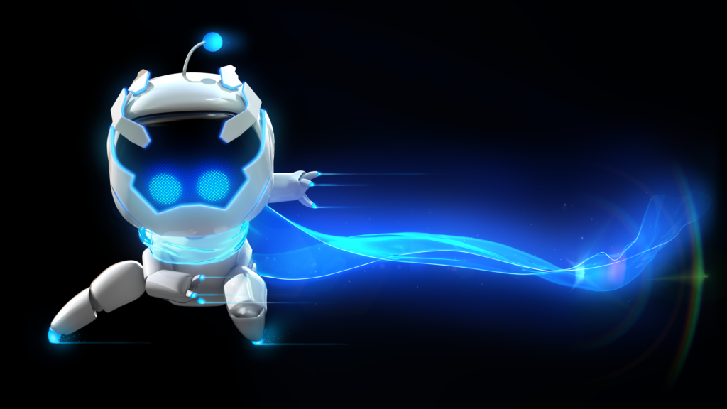 Astro Bot Action Wallpaper | PlayStation 5 Dynamic Design 