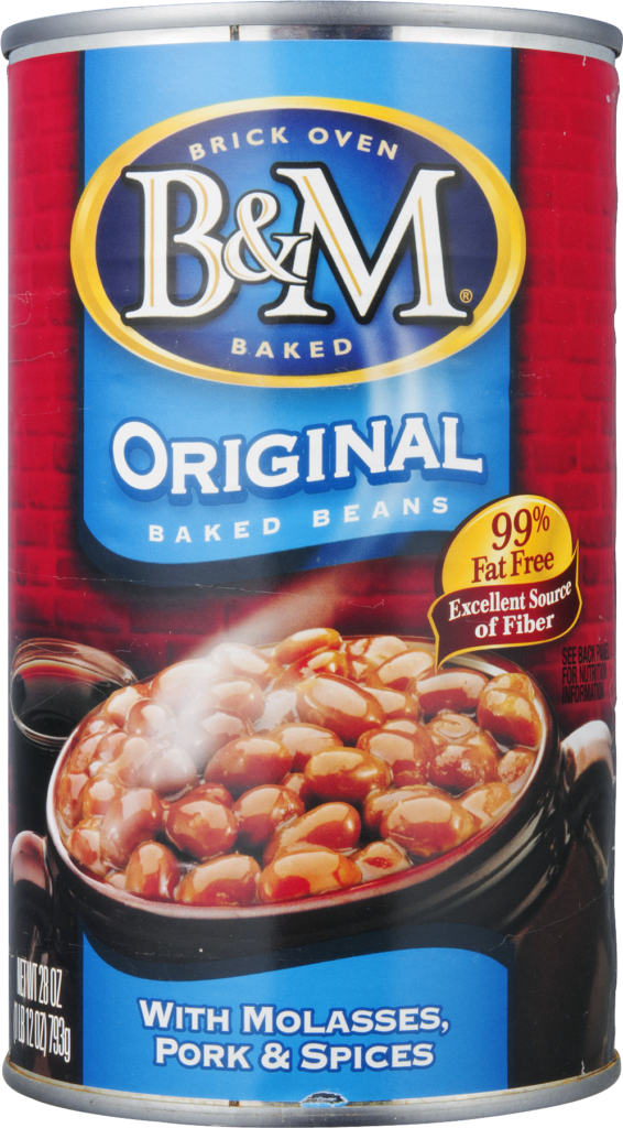 Vibrant B&M Baked Beans Can: 99% Fat-Free & Fiber-Rich Wallpaper