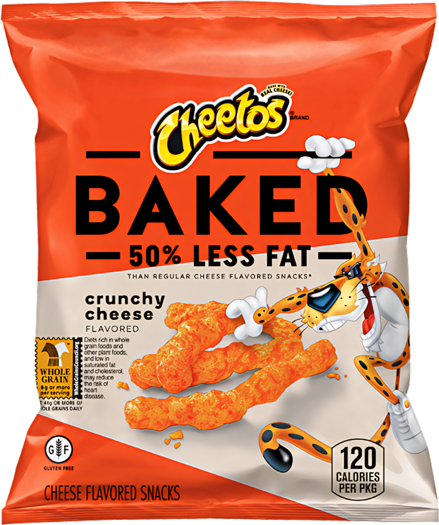 Vibrant Baked Cheetos Wallpaper: 50% Less Fat, Chester Cheetah