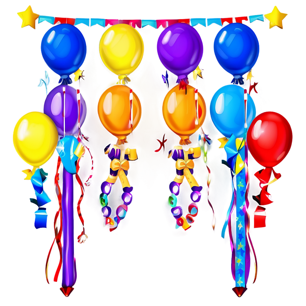 Colorful Balloon Wallpaper: Festive Background for Birthday Celebrations