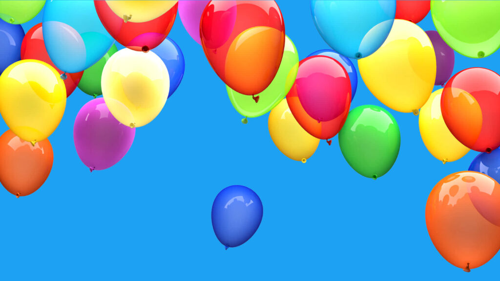 Colorful Balloon Wallpaper: Festive Decor for Joyful Celebrations