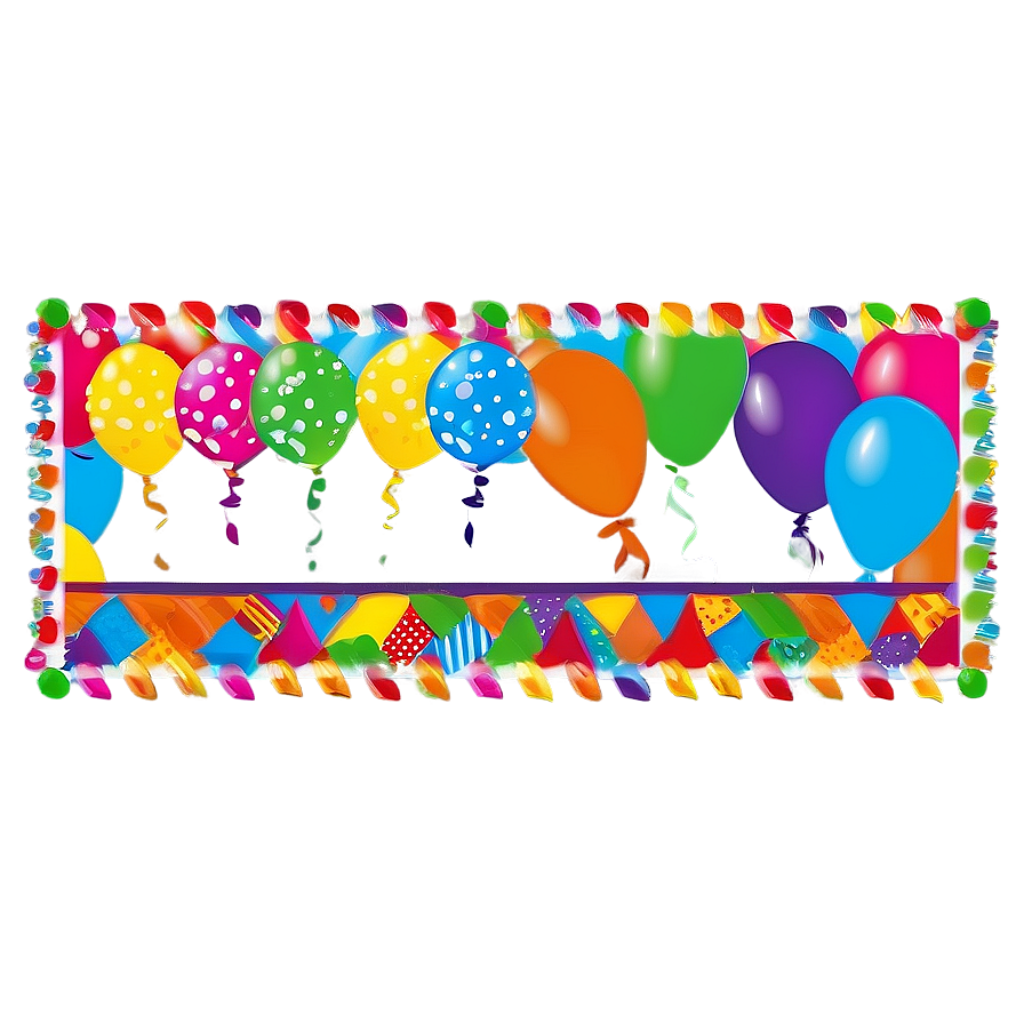 Vibrant Balloon Wallpaper for Joyful Kids' Birthday Celebration