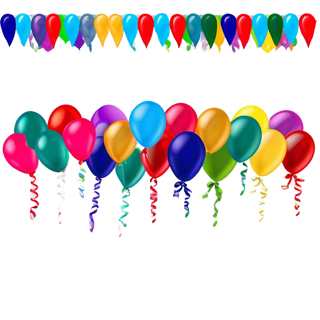 Colorful Balloons Wallpaper for Festive Party Decorations