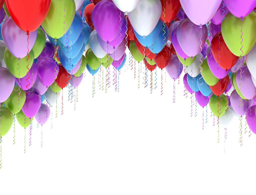 Colorful Balloon Wallpaper: Festive Background for Celebrations