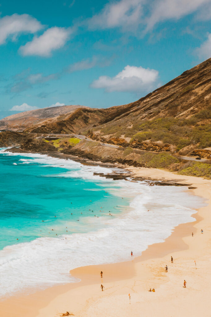 Stunning Beach Wallpaper: Turquoise Waters & Golden Sands Background