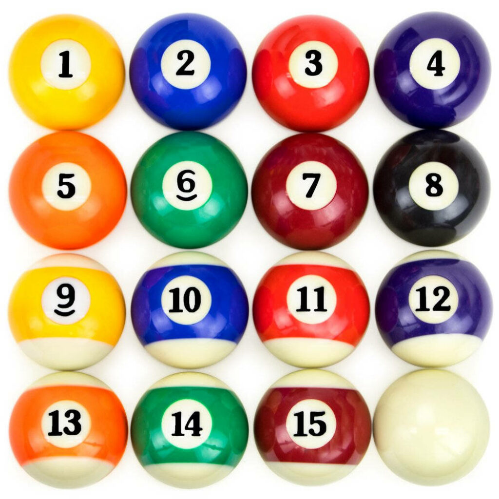 Vibrant Billiard Balls Wallpaper - Brightly Colored Background Art