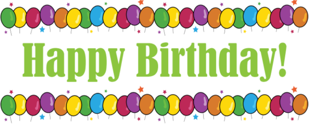 Vibrant Birthday Wallpaper with Happy Birthday Banner & Balloons