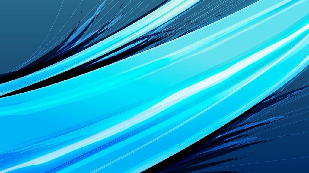 Vibrant Blue Abstract Wallpaper: Dynamic 2560x1440 Background