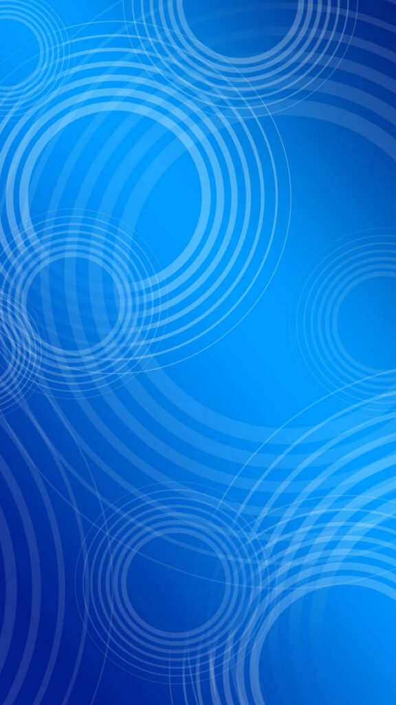 Dynamic Blue Abstract iPhone Wallpaper - Modern Background Design