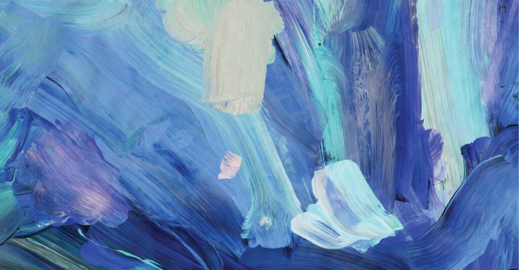 Vibrant Blue Abstract Wallpaper: Artistic & Calming Background