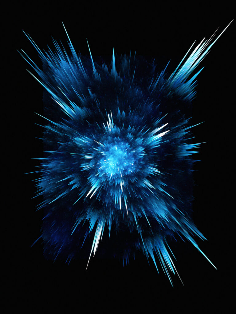 Vibrant Blue Abstract Background Wallpaper - Dynamic Energy