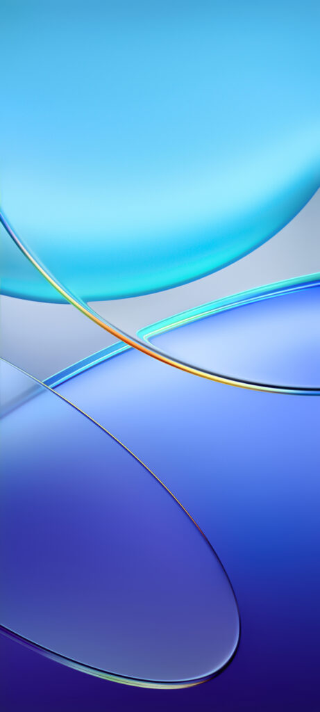Vibrant iQOO Z9 Turbo+ Abstract Wallpaper Background with Curves