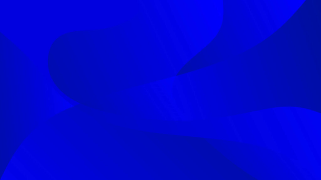 Vibrant Blue Abstract Background with Dynamic Flowing Shapes Wallpaper