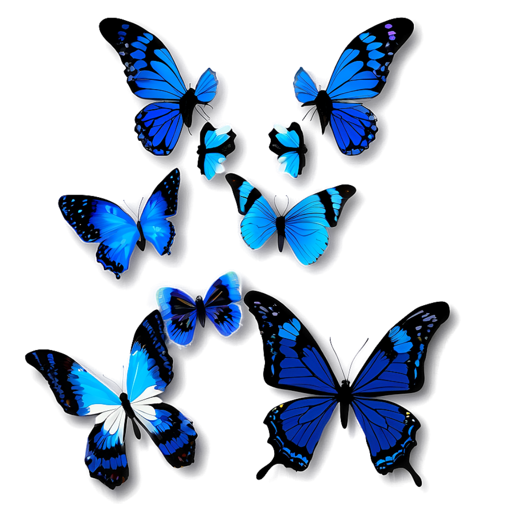 Mesmerizing Blue Butterfly Wallpaper Background - Vibrant & Elegant