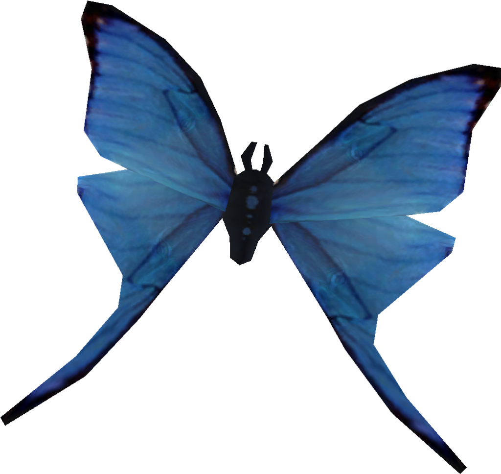 Vibrant Blue Butterfly Image for Creative Wallpaper Background