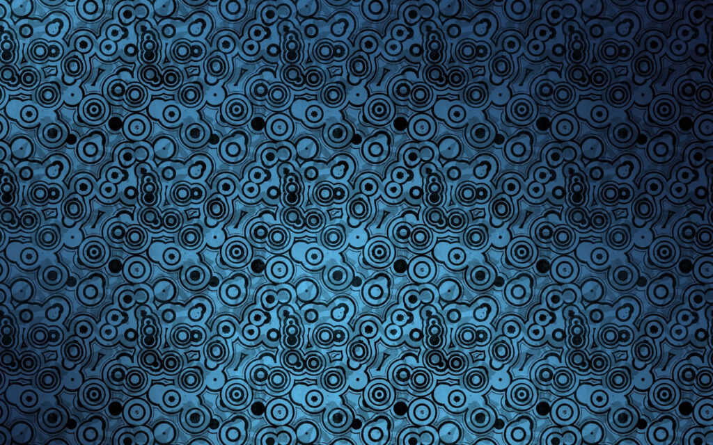 Vibrant Blue Circle Textured Wallpaper Background - Modern Art Design