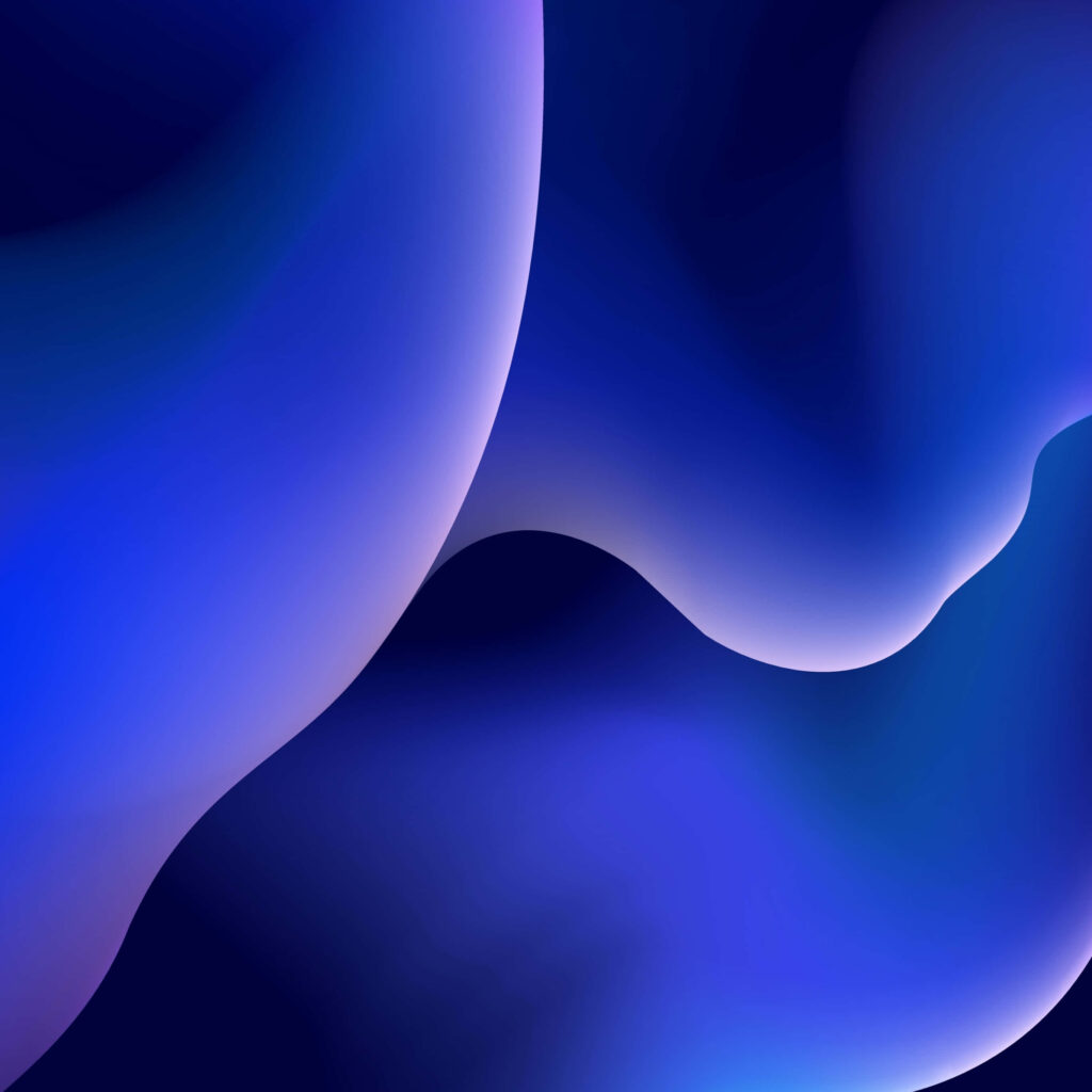 Modern Blue Curves Wallpaper: Dynamic Abstract Design Background