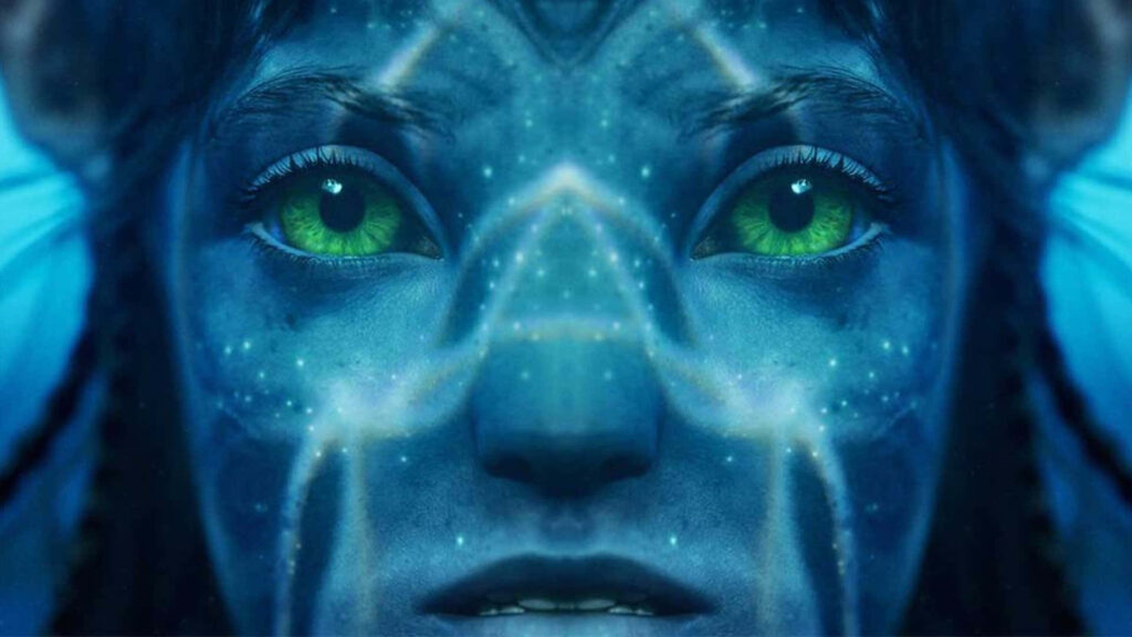 Vibrant Green Eyes: Mystical Close-Up Face Wallpaper Background