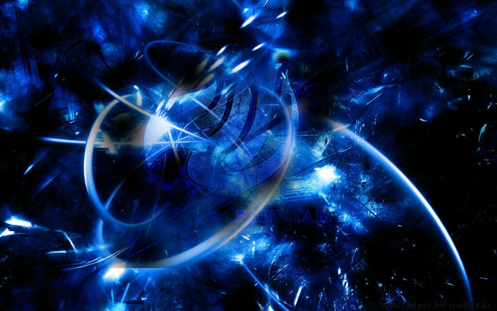 Vibrant Blue Fairy Tail Wallpaper: Magic & Adventure Awaits!