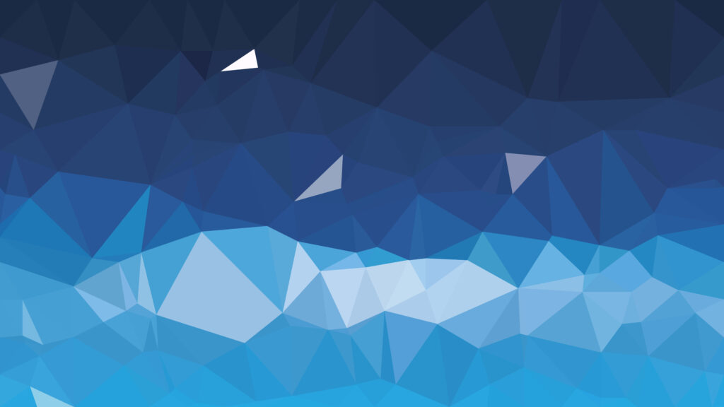 Vibrant Blue Polygonal Vector Art Wallpaper Background
