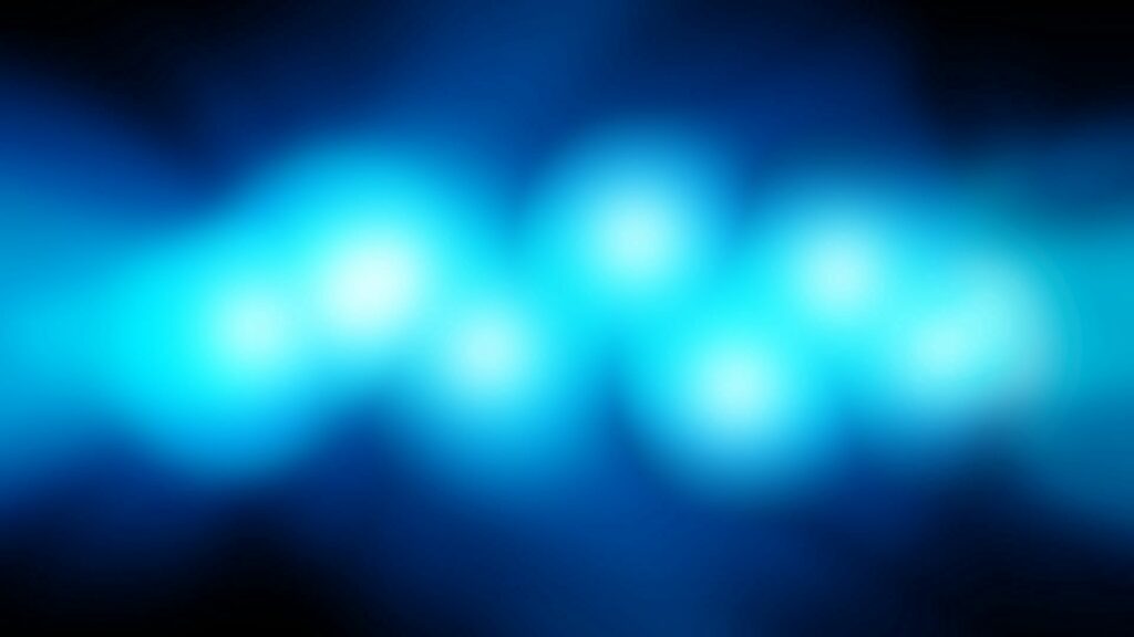 Vibrant Blue Gradient Wallpaper with Luminous Glow and Depth