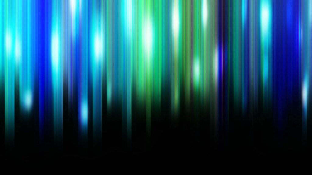 Vibrant 1920x1080 Abstract Wallpaper: Glowing Blue-Green Lines