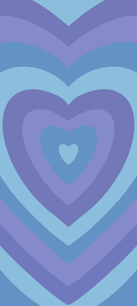 Vibrant Blue Heart Wallpaper Background - Captivating & Soothing