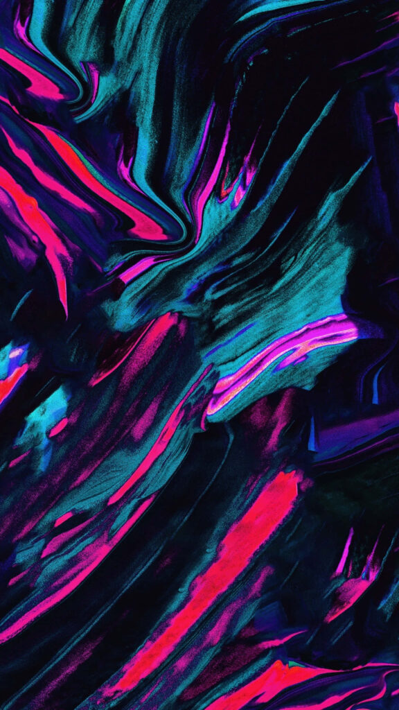 Vibrant Abstract Wallpaper: Electric Blue, Magenta & Purple Design