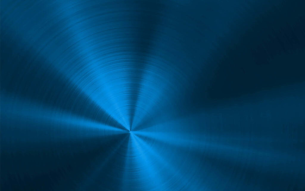 Vibrant Blue Metal Texture Wallpaper with Sleek Circular Design