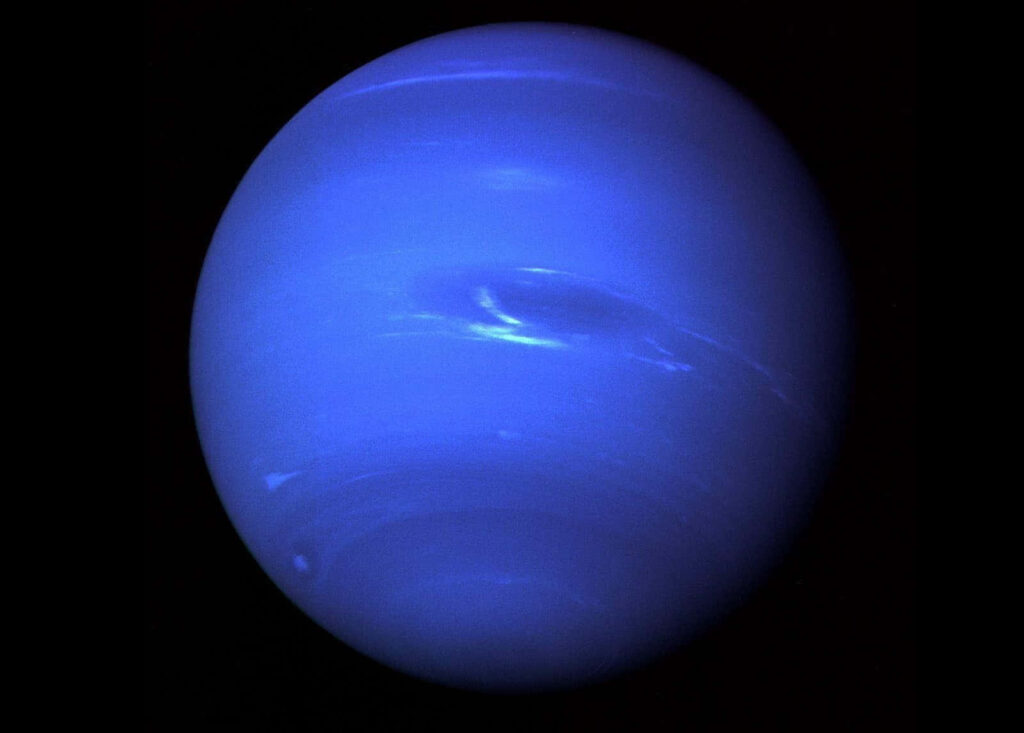 Stunning Neptune Wallpaper: Vibrant Blue Hues & Atmospheric Details