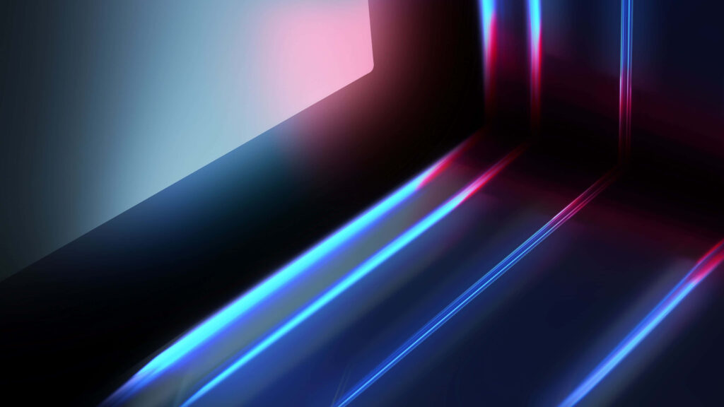 Vibrant Blue and Pink Abstract Gaming Wallpaper Background