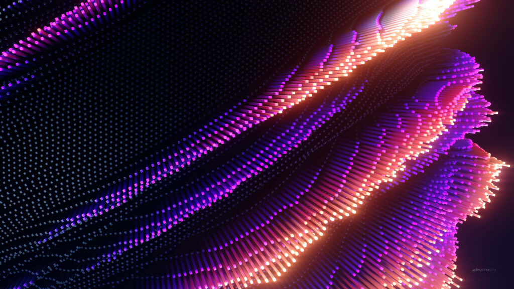 Vibrant Blue & Purple Abstract Plaid Desktop Wallpaper Background