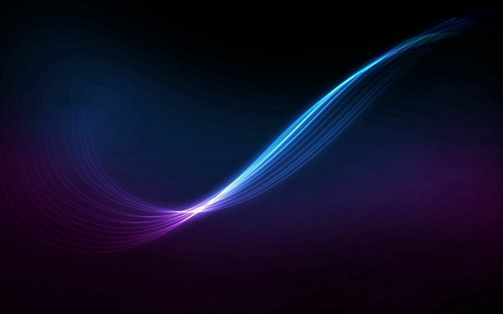 Vibrant Blue & Purple Abstract Wallpaper - Dynamic Light & Shadow
