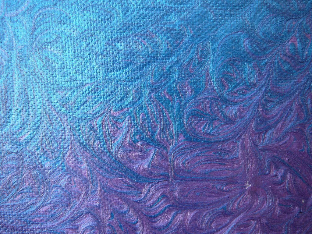 Vibrant Blue & Purple Swirling Wallpaper Background with Texture