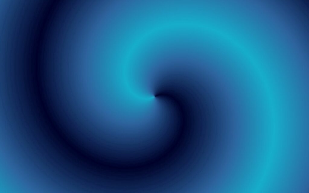 Vibrant Blue Spiral Gradient Wallpaper - Stunning 1680x1050 Background