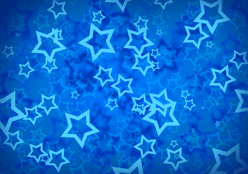 Dynamic Blue Star Outline Wallpaper on Textured Background