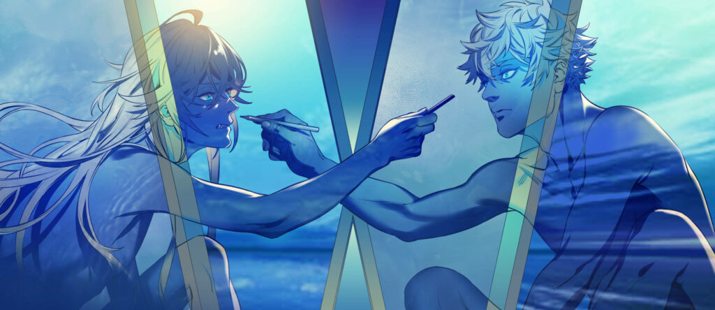 Ryuji & Yatora Blue Period Wallpaper: Artistic Emotional Connection