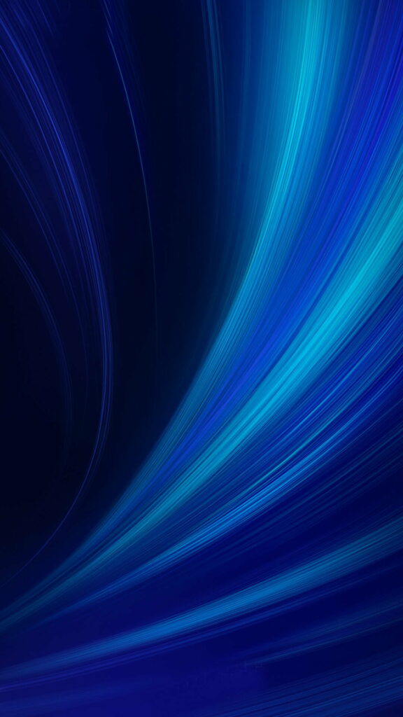Blue-hued MIUI 9 Note: A Vibrant HD Phone Wallpaper