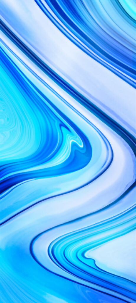 Vibrant Redmi Note 9 Pro Wallpaper: Captivating Blue and White HD Phone Background