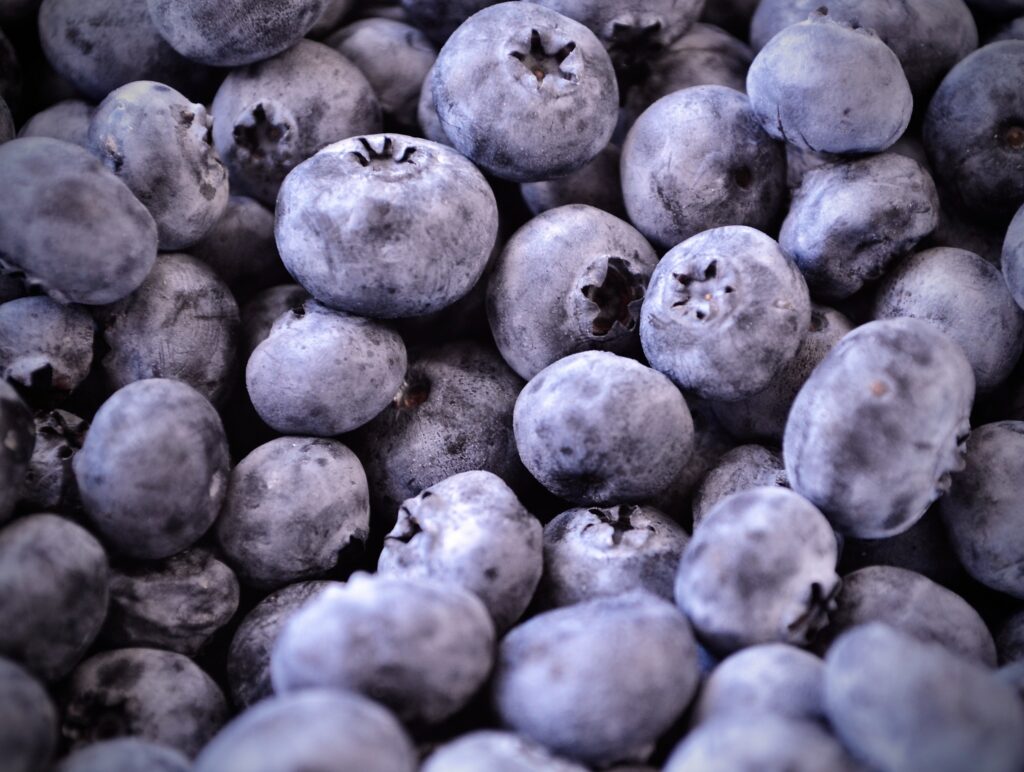Vibrant Blueberry Macro Wallpaper: Stunning Close-Up Texture
