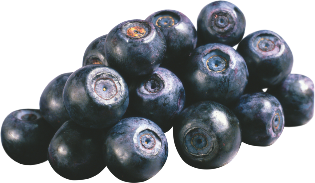 Fresh Blueberries Wallpaper: Vibrant Blue Hue & Natural Texture