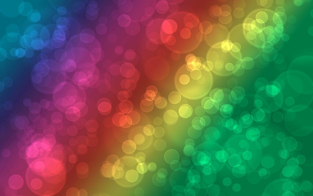 Vibrant Colorful Bokeh Wallpaper: 1920x1200 Soft-Focus Background
