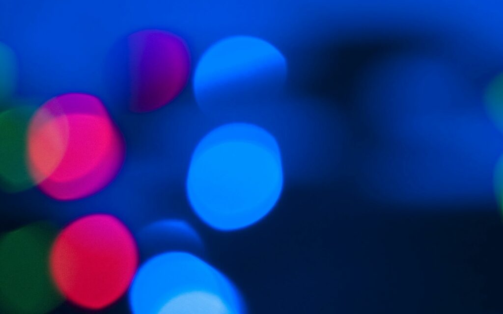Vibrant Circle Bokeh Wallpaper: Soothing 1920x1200 Background