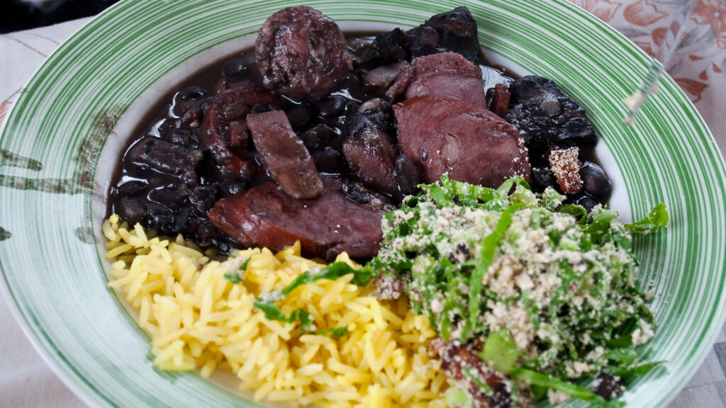 Vibrant Brazilian Feijoada Wallpaper: Flavorful Tradition in Art