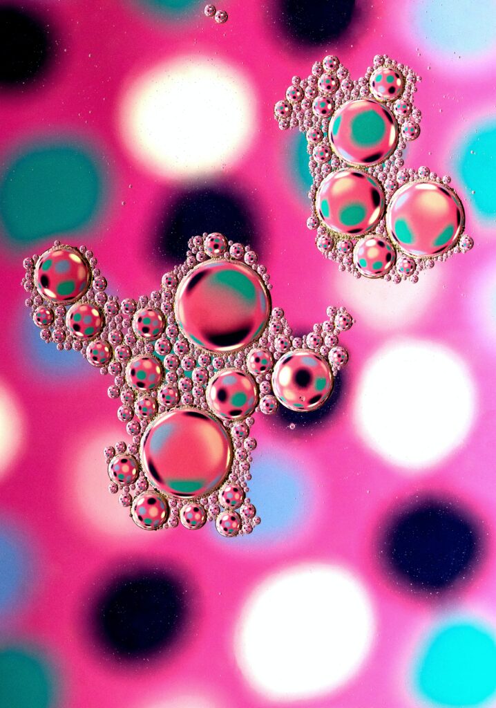 Colorful Bubble Wallpaper: Vibrant Abstract Background Design
