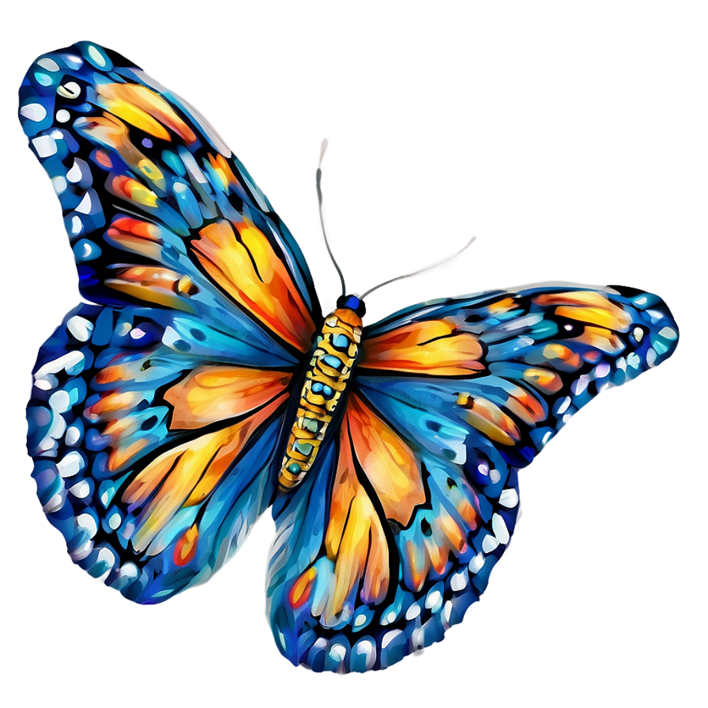 Vibrant Butterfly Wallpaper: Intricate Patterns in Bright Hues