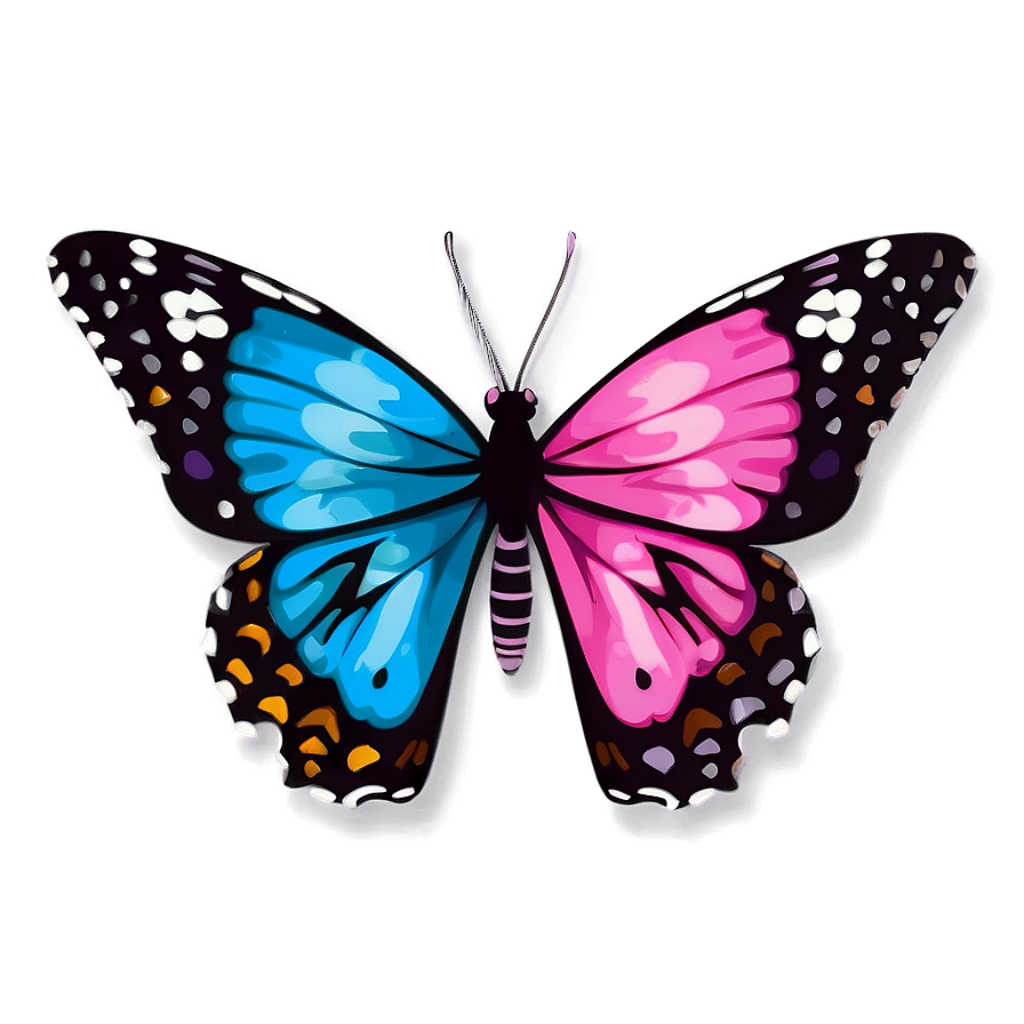 Beautiful Butterfly Wallpaper: Multicolored Wings & Intricate Patterns